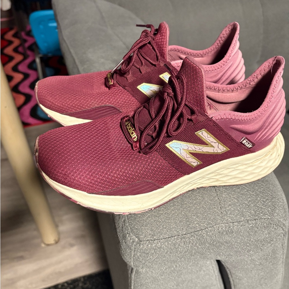New Balance Women's Burgundy Running Shoes size 12